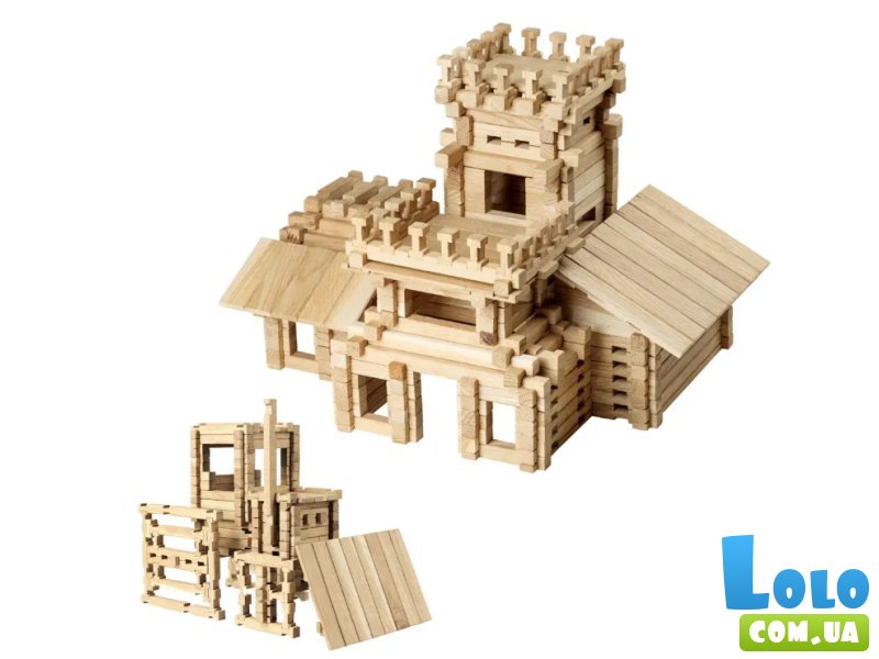 Деревянный конструктор Замок (900361), Igroteco, 294 дет.