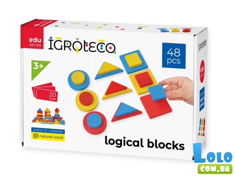 Учебный набор Логические блоки Дьенеша, Igroteco