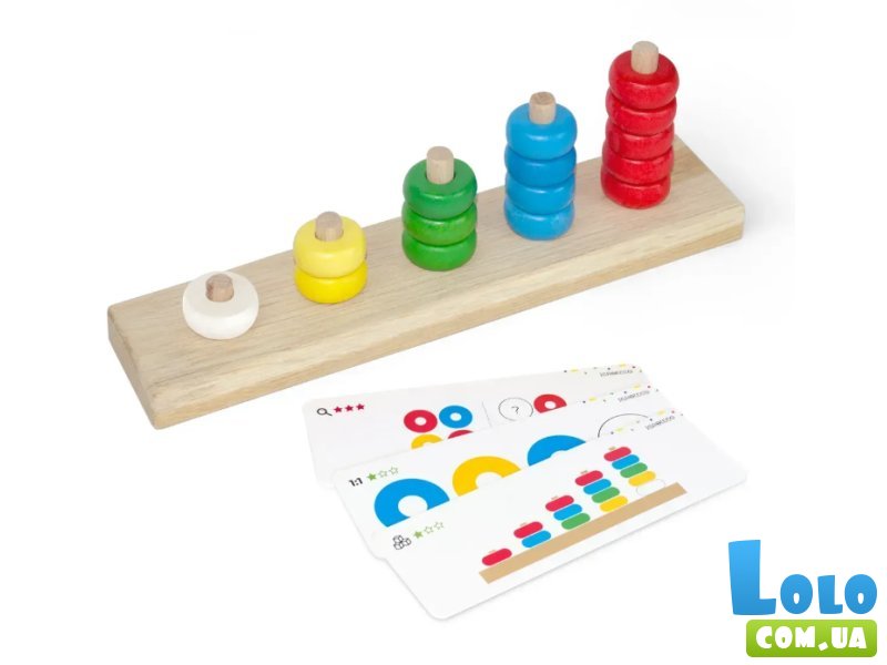 Развивающая игрушка Счеты-пирамидка, Igroteco