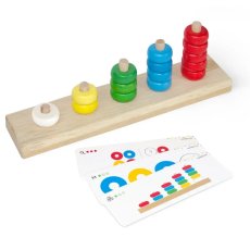 Развивающая игрушка Счеты-пирамидка, Igroteco