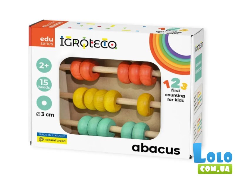 Развивающая игрушка Счеты, Igroteco