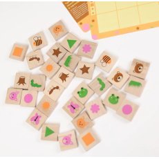 Деревянная настольная игра Мемори, Igroteco