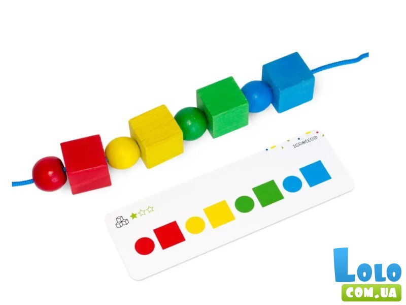 Деревянная шнуровка Геометрика, Igroteco
