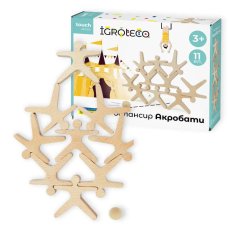 Деревянная игра-балансир Акробаты, Igroteco