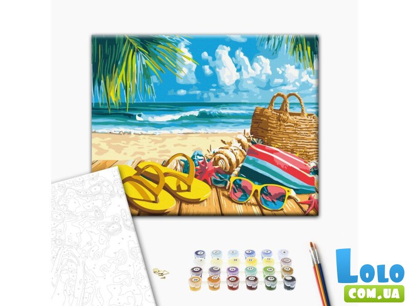 Картина по номерам Морской отдых, Brushme (40х50 см)