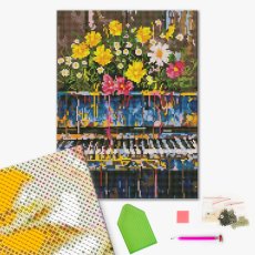 Алмазная мозаика Экспрессия музыки, Brushme (30х40 см)