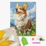 Алмазная мозаика Солнечный Корги, Brushme (30х40 см)