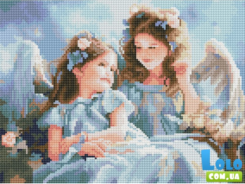 Алмазная мозаика Ангелы, Brushme (30х40 см)