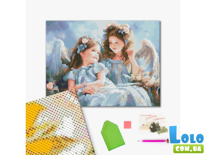 Алмазная мозаика Ангелы, Brushme (30х40 см)