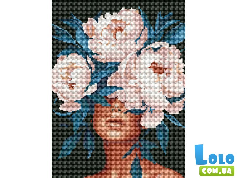 Алмазная мозаика Нежность в пионах, Brushme (30х40 см)