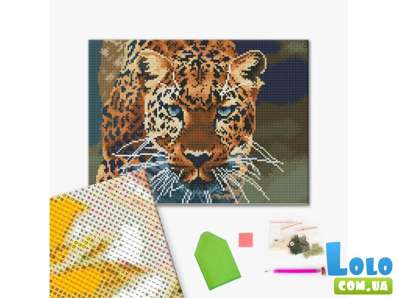 Алмазная мозаика Дикий зверь, Brushme (30х40 см)