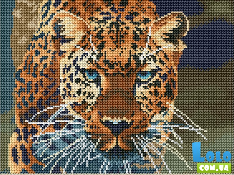 Алмазная мозаика Дикий зверь, Brushme (30х40 см)