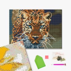 Алмазная мозаика Дикий зверь, Brushme (30х40 см)