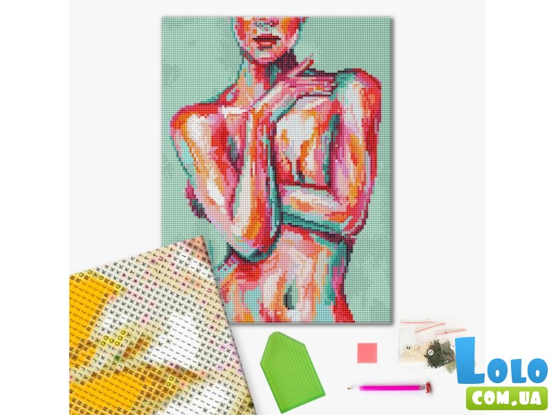 Алмазная мозаика Голая элегантность, Brushme  (30х40 см)
