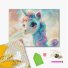 Алмазная мозаика Цветной единорог, Brushme (30х40 см)