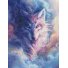 Алмазная мозаика Волк в облаках, Brushme (30х40 см)
