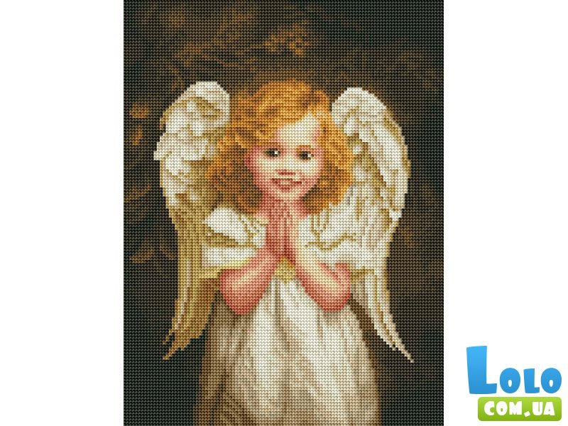 Алмазная мозаика Ангельская улыбка, Brushme (30х40 см)