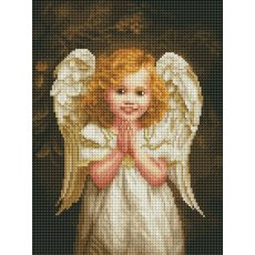 Алмазная мозаика Ангельская улыбка, Brushme (30х40 см)