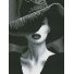 Алмазная мозаика Загадочная Дама, Brushme (30х40 см)