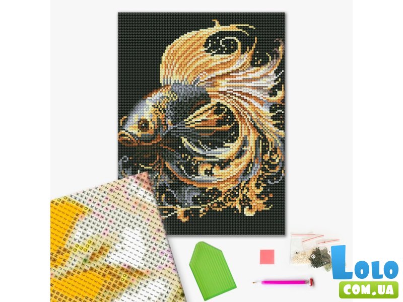 Алмазная мозаика Очаровательная рыбка, Brushme (30х40 см)