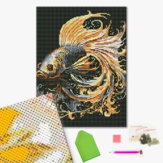 Алмазная мозаика Очаровательная рыбка, Brushme (30х40 см)