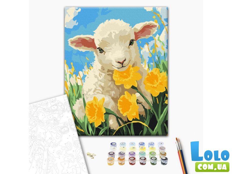 Картина по номерам Нежное блеянье лета, Brushme (30х40 см)