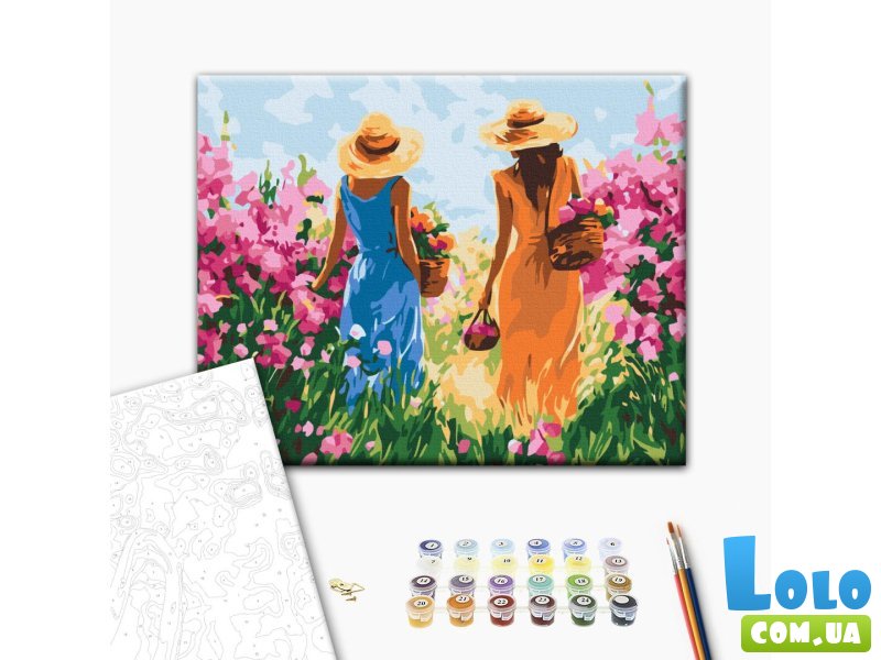 Картина по номерам Подруги на прогулке, Brushme (30х40 см)