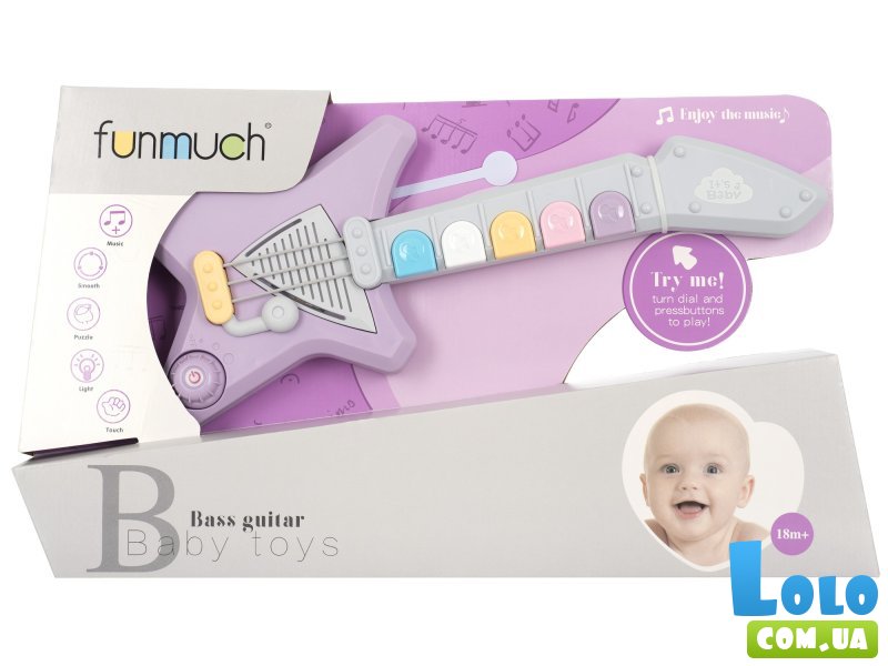 Музыкальная игрушка Бас-Гитара, Funmuch
