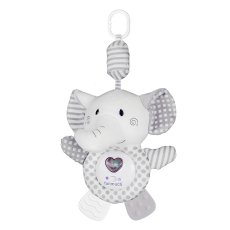 Игрушка музыкальная Подвеска Слоненок со световыми эффектами, Funmuch