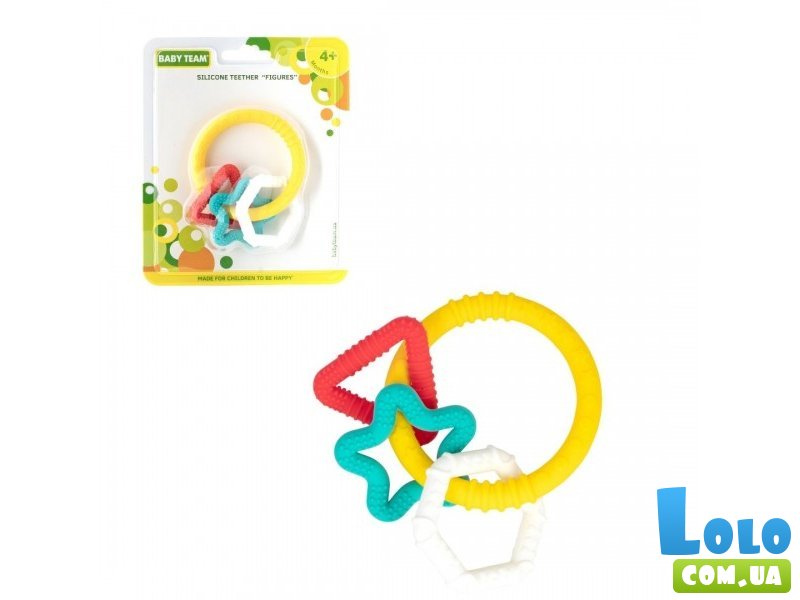 Прорезыватель силиконовый Фигурки