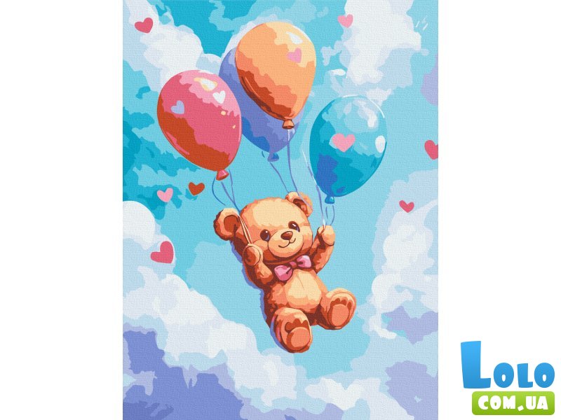 Картина по номерам Веселые шарики, Brushme (30х40 см)