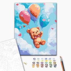 Картина по номерам Веселые шарики, Brushme (30х40 см)
