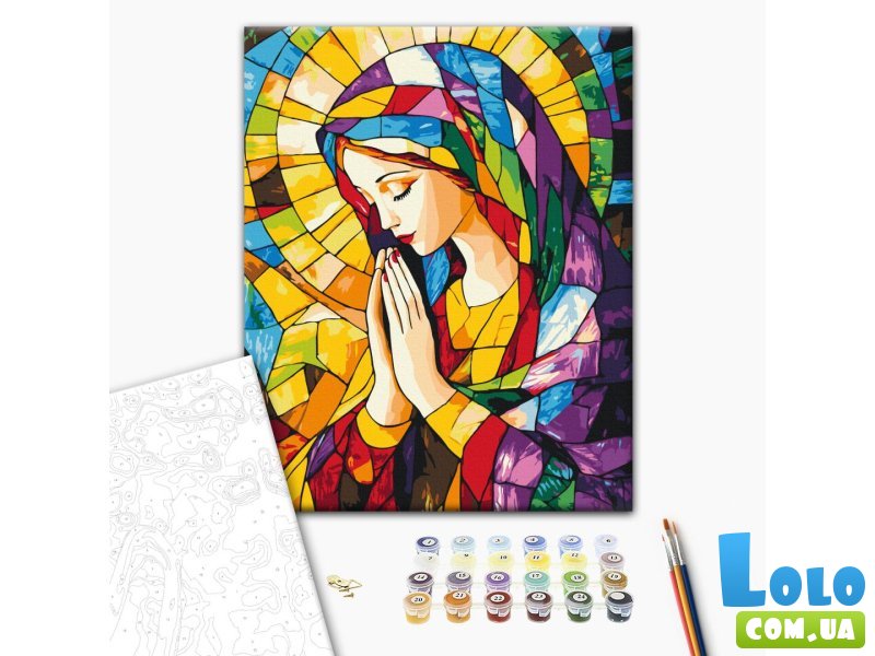 Картина по номерам Молитва света, Brushme (40х50 см)