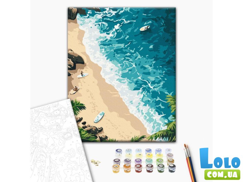 Картина по номерам Остров грез, Brushme (30х40 см)