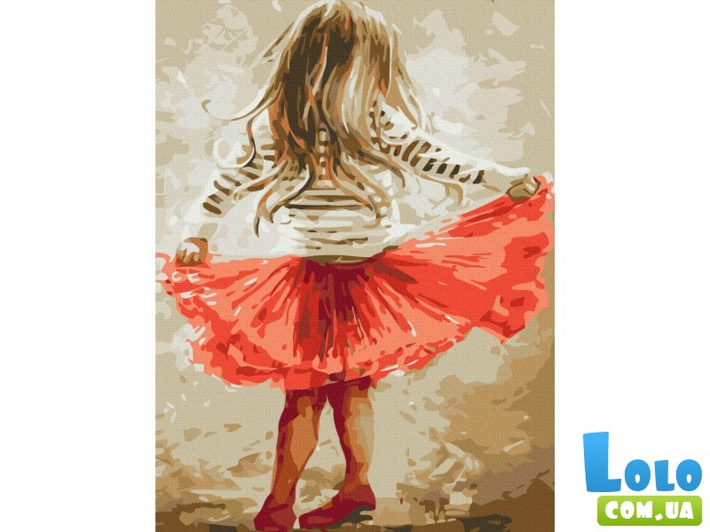 Картина по номерам Маленькая девочка, Brushme (30х40 см)