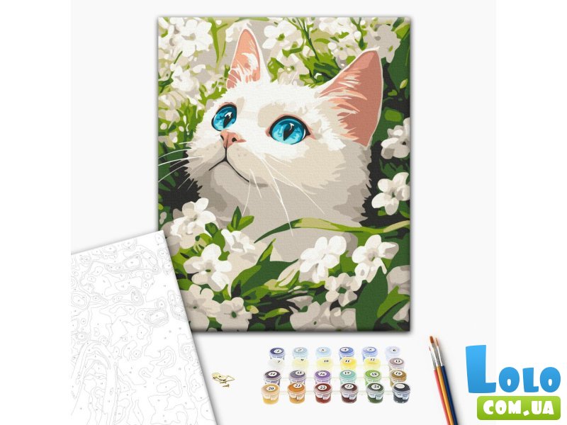 Картина по номерам Весенний кот, Brushme (30х40 см)