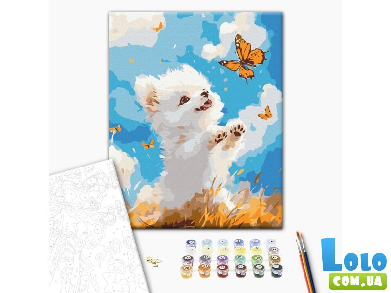 Картина по номерам Игра в пятнашки, Brushme (30х40 см)