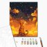 Картина по номерам Ночная сказка тигренка, Brushme (30х40 см)