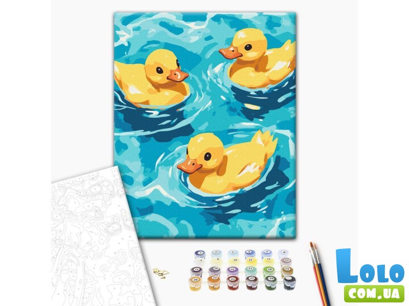 Картина по номерам Утята, Brushme (30х40 см)