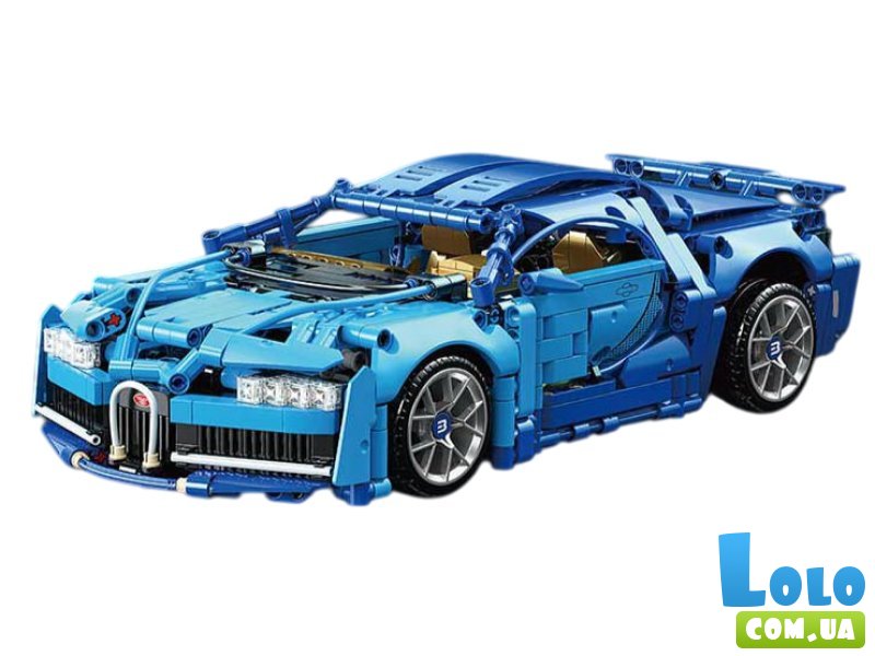 Конструктор машина Bugatti (J2015), 1400 дет.