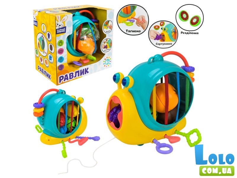 Развивающая игрушка Улитка