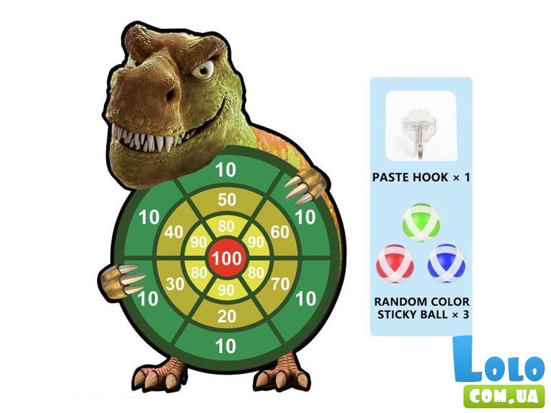 Дартс на липучках Динозавр