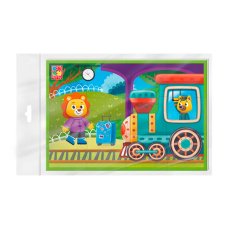 Пазлы мягкие Поезд, Vladi Toys, 12 эл.