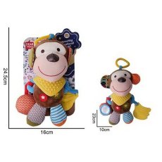 Погремушка-прорезыватель Обезьянка