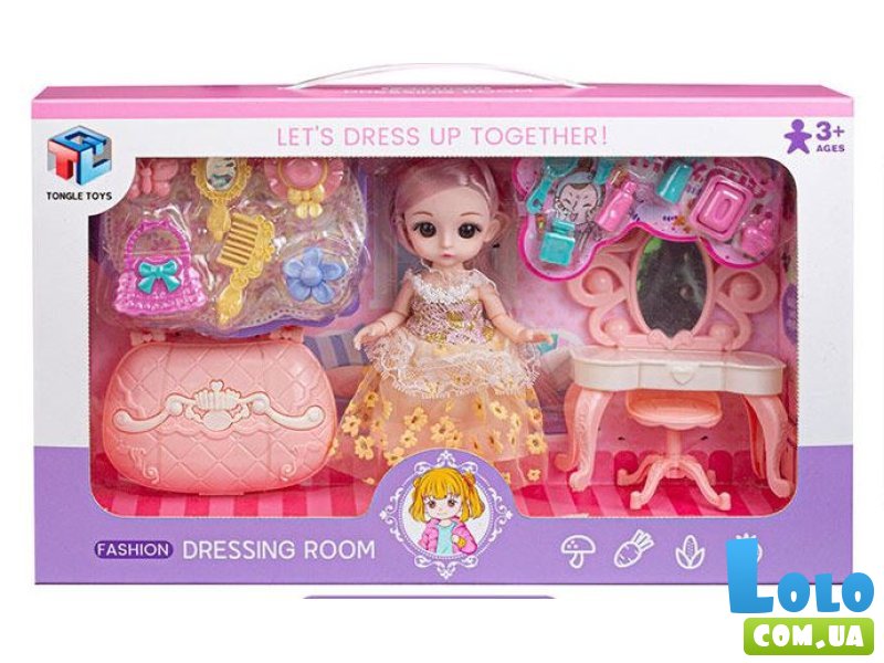 Кукла с мебелью и аксессуарами