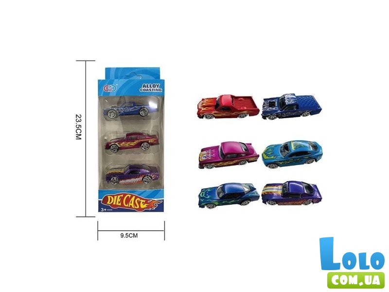 Набор металлопластиковых машин (в ассортименте)