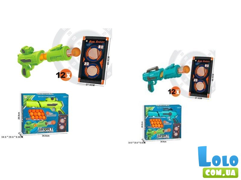 Бластер с мишенями (в ассортименте)
