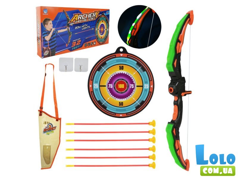 Лук со стрелами и мишенью (в ассортименте)