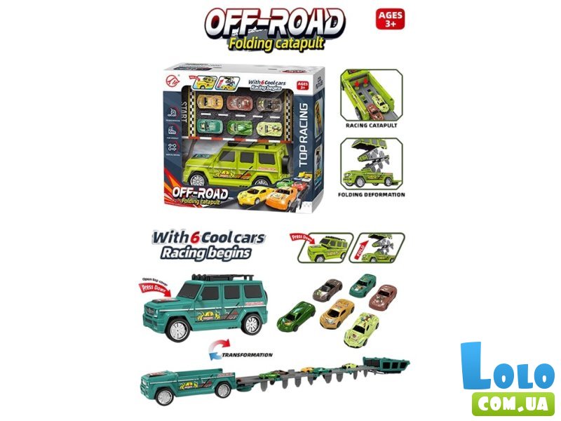 Трейлер с машинами (в ассортименте)