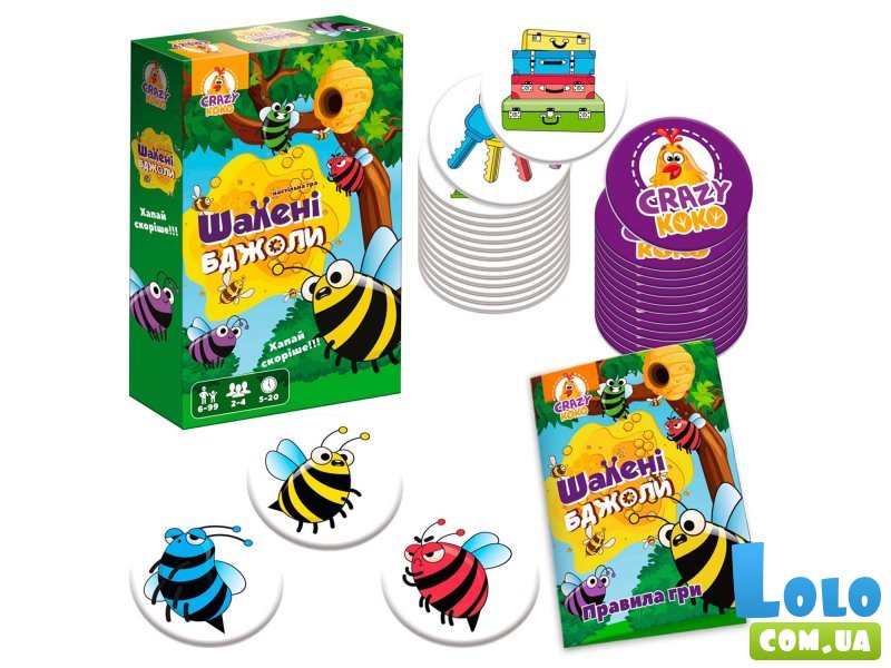 Настольная игра Безумные пчелы, Vladi Toys